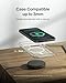 Belkin Magnetic Wireless Charging Pad Qi2 15W w/Kickstand - MagSafe-Compatible Qi2-Certified Wireless Charger for iPhone 17, Samsung Galaxy S25, AirPods, & More w/Power Supply Included - Black