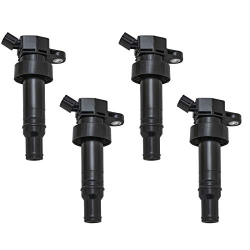 TRQ Ignition Coils Kit Set of 4 New for 2012-2017 Hyundai Accent / 2012-2017 Hyundai Veloster Non-Turbo models / 2012…