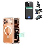 ESR for iPhone 17 Pro Case Bundle with MagSafe Wallet with Adjustable Stand, Camera Control, Compatible with MagSafe, Shockproof Military-Grade Protection, Magnetic Phone Case for iPhone 17 Pro