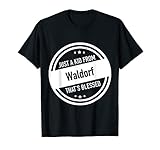 Repräsentieren Sie die große Stadt Waldorf