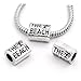 the Beach Charm Bead Spacer for Snake Chain Charm Bracelet