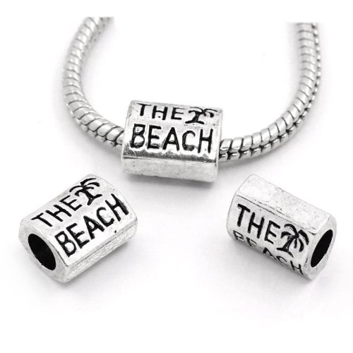 the Beach Charm Bead Spacer for Snake Chain Charm Bracelet3