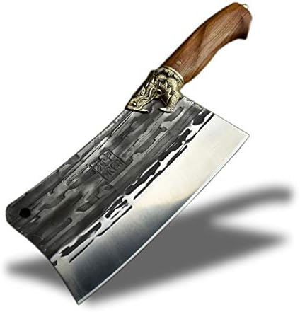 CRIVERS Cleaver Knife,Meat Cleaver, Hand made kitchen knife Longquan traditional household slicer