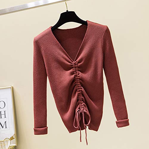 drawstring pullover sweater