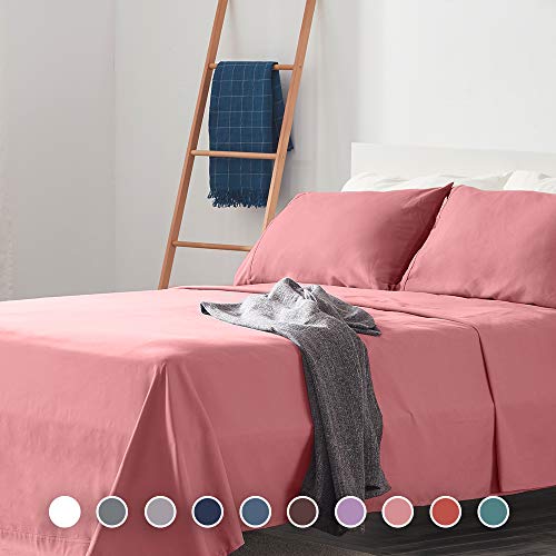 SLEEP ZONE Bed Sheet Sets Temperature Regulation Soft Wrinkle Free Fade Resistant Easy