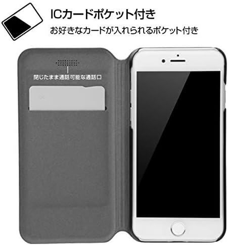 Inglem iPhone SE (3rd Generation)/SE (2nd Generation)/8/7 Notebook Type Case Croco Pattern Yellow