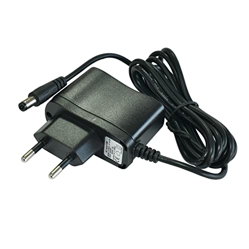 Rowin Fuente de alimentación para pedal de 9 V CC, 0,5 A, enchufe de la UE para pedales de efectos de guitarra Cover