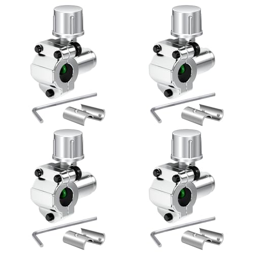 Zuxbolf 4 Válvulas BPV31 para Aire Acondicionado Válvula para Recarga de Gas de Nevera Válvulas de Perforación para Mangueras de 1/4", 5/16", 3/8" Válvula de Carga de Gas Refrigerante para Frigorífico