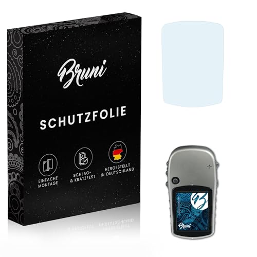 Bruni Protecteur d'écran compatible avec Garmin Etrex Vista HCx Film Protecteur, cristal clair Écran protecteur (2X)