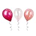 Price comparison product image Talking Tables (12 pack) Pink Balloons Birthday Party Decorations, Latex, PKBALLOON, 25cm, 10"