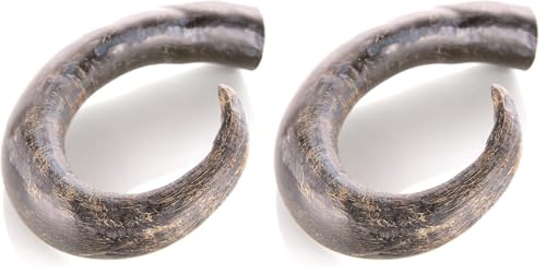 Animal House - Corna di Bufalo per Cani - Masticativo Naturale al 100% - Rafforza Igiene Orale - Resistenti e Duraturi - Disponibili in Tutte Le Taglie - Cruelty Free (1, L) (Confezione da 2)