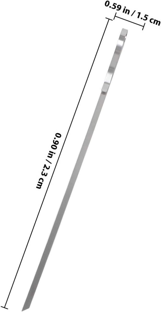 NUOBESTY Stainless Steel Bbq Skewers Set with Wavy Grill Sticks and Carrying Bag Rust-proof Reusable Meat and Kebab Skewers for Outdoor Grilling with Base Holder