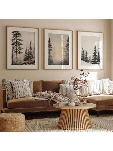 Toile minimaliste et moderne XBTYKPB decoration interieur triptyque