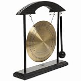 Frcolor 合製デスクトップゴング飾り フラットベース安定設計 禅の雰囲気を演出 ホームオフィス装飾 贈り物に