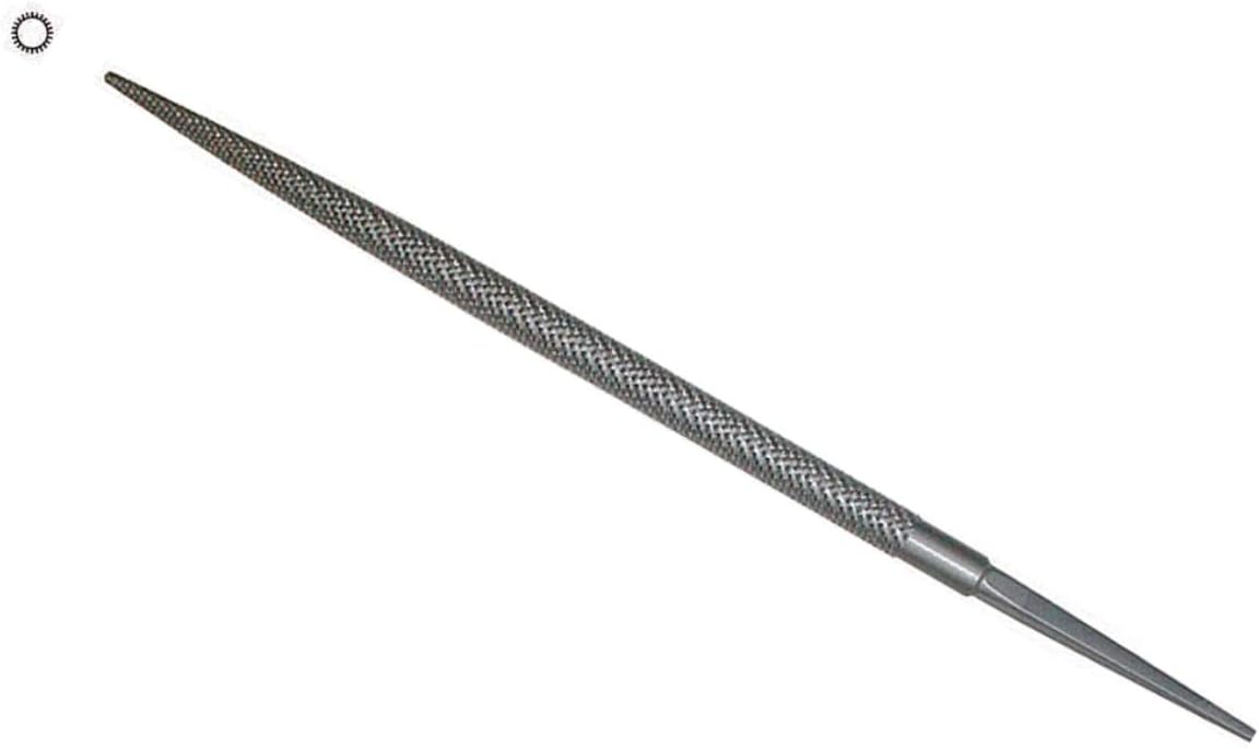Grobet USA Round Rasp, Cut 4, 200 mm. (7.87")