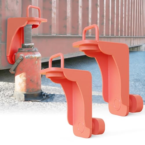 2 Pack Shipping Container Jack Lug Heavy Duty Container Leveling Lifter with U-Shape Handle & Limiter Booster Jack for Container Homes Sea Can Leveling & Stabilization (Standard)