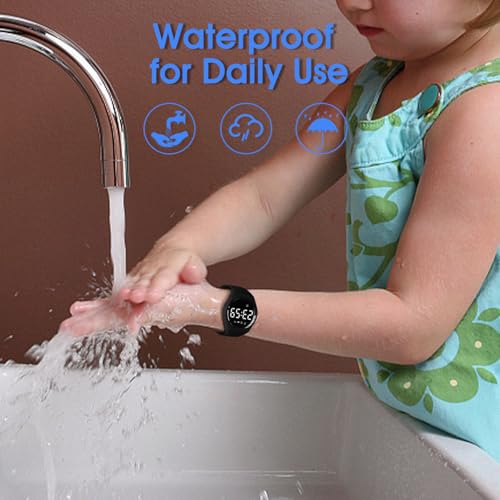 Image of Kids Watches for Girls Boys Digital Sport Watch with Step Counter Pedometer Vibration Alarm Clock, No App Waterproof Fitness Tracker Kids Watch Boys Girls Teens Students Ages 5-16