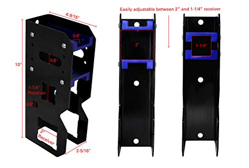 Quick Products QP-TRC The Rack Collector - Ultimate Wall-Mount Storage Device for Bike Racks, Cargo Carriers, and other Hitch-Mount Accessories - Thumbnail 2