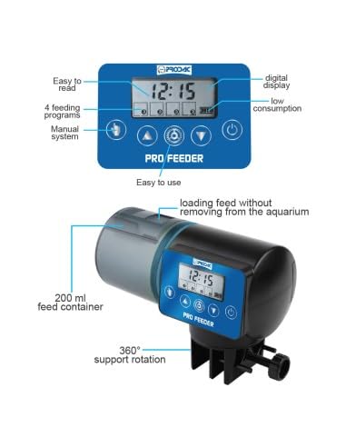 PRODAC Mangeoire automatique pour poissons | Alimentation automatique pour poissons