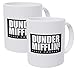 Willcallyou Pack Of 2 Dunder Mifflin Work Office 11 Ounces Funny Coffee Mug