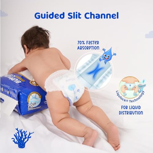 Image of Bumtum Baby Diaper Pants, XXL Size, 52 Count, Double Layer Leakage Protection Infused With Aloe Vera, Cottony Soft High Absorb Technology (Pack of 4)