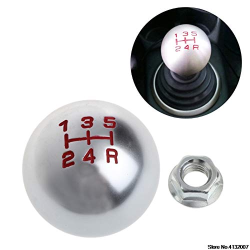 Aluminum 5 Speed Manual Shift Knob Gear M10x1.5 Thread For Honda Civic