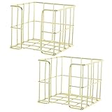 DIYEAH 2 Stück Kartenhalter aus Eisen Stabiles Visitenkarten Organizer für Schreibtisch Eleganter...