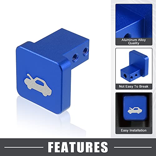A Absopro Hood Latch Release Handle Repair Kit For Honda Civic 1996-2011 For Honda Cr-V 1997-2006 For Honda Element 2003-2011 Aluminum Alloy Blue #TOP2