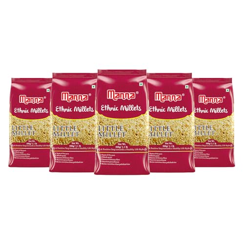 Image of Manna Little Millet 2.5kg (Kutki /Samai /Same /Samulu) | Natural Grains | Low GI Native Rice | High Protein & More Fibre than Rice (Little Millet)