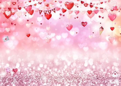 LYWYGG 7x5FT Gold Glitter Photography Backdrop - Speckle Bokeh Background For Studio Photos