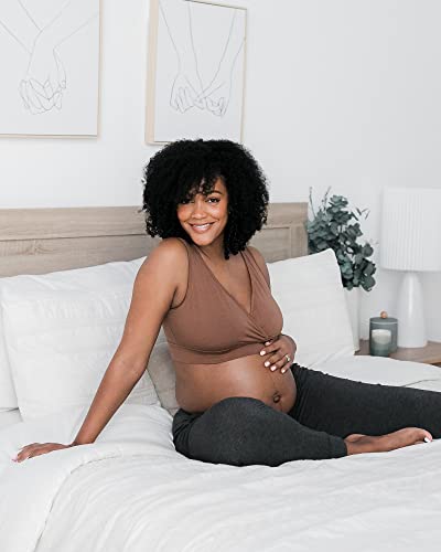 Kindred Bravely Organic Cotton Maternity & Nursing Sleep Bra | Wireless Cotton Bras for Women4
