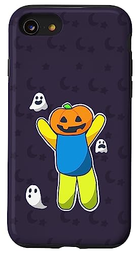 Roblox Ragdoll Sim Halloween Pumpkin Head Case for iPhone SE (2020) / 7 / 8