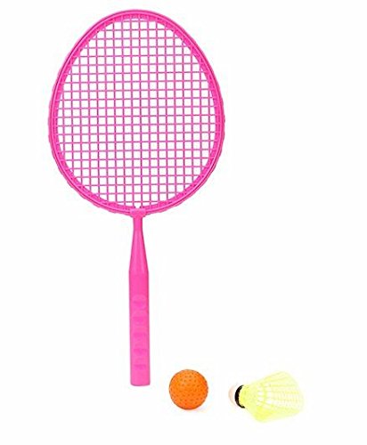Ratna's Sporty Happy time Badminton for Kids. Safe and Sturdy can be Played Indoor as Well as Outdoor with 1 Ball and 1 Shuttlecock(Multicolour) - Image 2 thumbnail