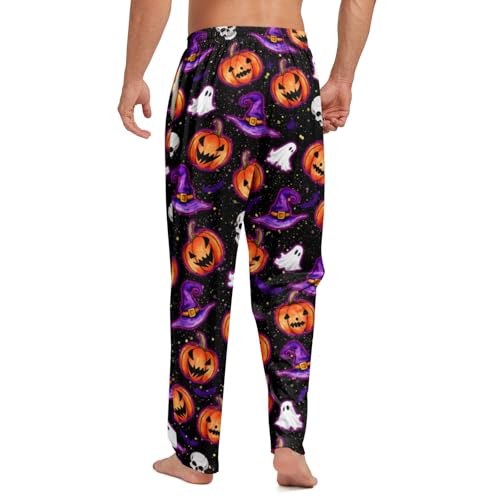 Mens Pajama Pants Paw Long Sleep Pajama Bottoms Sleepwear Elastic Drawstring Comfy Lounge Pants2