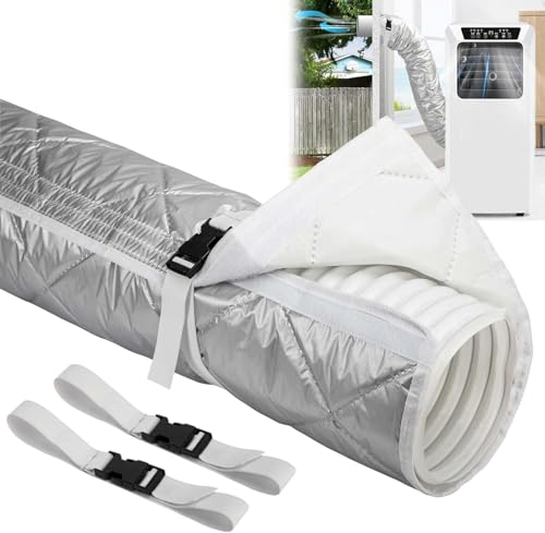 Comfynest スポットエアコン対応用ダクトホースカバー ポータブルエアコン 移動式エアコン用ダクトカバー　防水・防塵・コンパクト (ソフト断熱強化タイプ)
