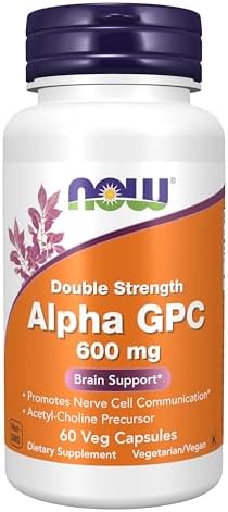 Now Supplements, Alpha GPC 600 mg with Bioavailable Source of Cho...