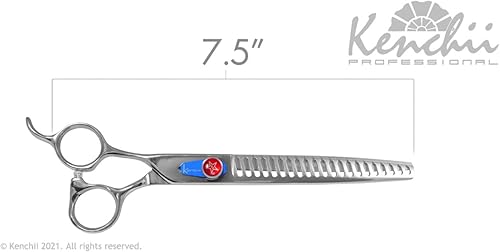 Vista 16 de Kenchii Five Star Offset Grooming Shear 8" Straight