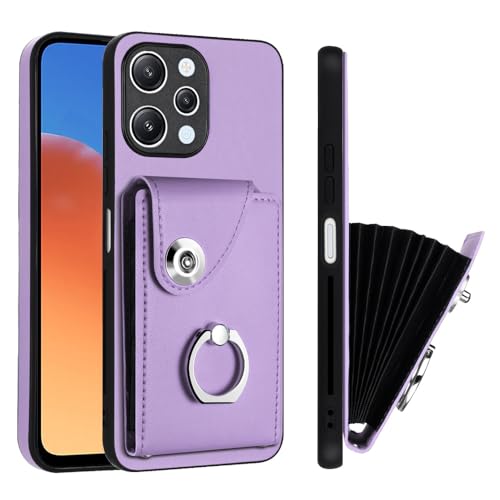 Coque portefeuille Honor 400 Lite violette pour éliminer le risque de casse et perdre ses cartes