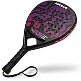 Pala de pádel Apollo 12K Wave - Pala de pádel para Jugadores Principiantes y avanzados, Pala de Carbono para Hombre y Mujer
