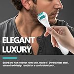 Derma Roller for Hair Beard Facial Skin Face Body Scalp 540 Titanium Microneedle for Men Women 0.25mm Cosmetic Beauty Instrument for Home Use with Storage Case - Image 5