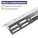 GriHero Einstellbare 29 bis 43cm Universal Brennerabdeckung Gasgrill Flammenverteiler, Edelstahl Flammblech Ersatzteile für Enders, Weber, Landmann, Burnhard, Charbroil und die meisten Gasgrills