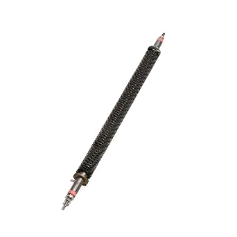 24mm Finned Tubular Heater Straight Type Air Dry Heating Pipe 304 Stainless Steel Tube Dia. 12mm Lucky400W 400L 304SUS