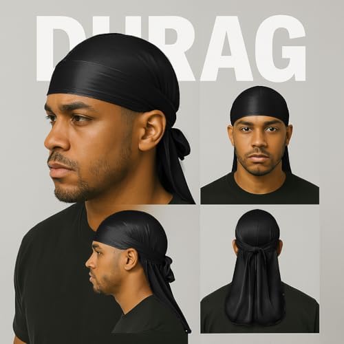 import ドゥーラグ　特殊　Durag Premium Durag Pack for Men, Silky Doo Rag Cap for Liberia | Ubuy