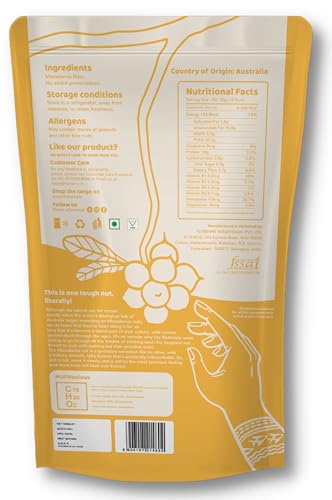 Image of Flyberry Gourmet Macadamia Nuts 100g | Imported From Australia| Boosts Immunity and Improves Stamina | Rich in Vitamins, Minerals, Fiber, Antioxidants and Healthy fats (Pack of 3)