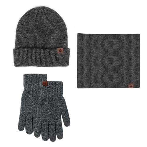 Ensemble bonnet écharpe femme de qualité supérieure doublure molleton