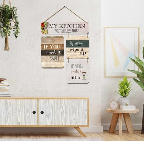 Image of WALLMATE Marble Wallpaper Self Adheisve Marble Wallpaper Waterproof Countertop Furniture Kitchen Marble Sticker (Slate Wooden, 24x96 Inch)