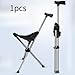 bastón de trekking con asiento portátil Imagen de bastón de trekking con asiento portátil