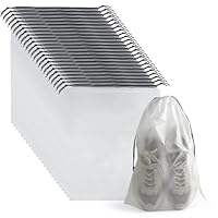 26 Stück PLULON Schuhbeutel für Reisen, wasserdichte und staubdichte Schuhorganizer mit Zugband, praktische Reiseaccessoires für Frauen und Männer, ideal für Schuhaufbewahrung und Reisezubehör