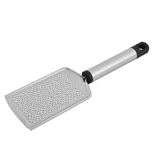 Ruilogod Acero inoxidable para el hogar ajo jengibre grosero grosero rebanador tono plateado