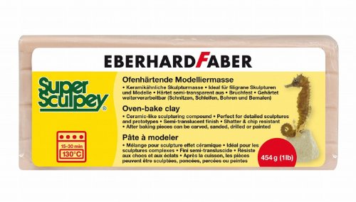 Preisvergleich Produktbild Eberhard Faber 571290 - Super Sculpey beige, 454 g